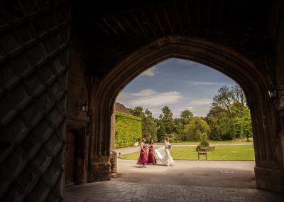 Bride-and-bridesmaids-thornbury-castle